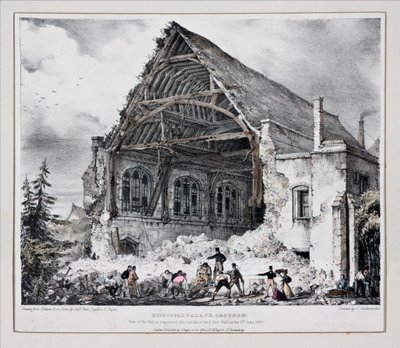 Palazzo Episcopale, Croydon, c.1830 da Joseph Nash